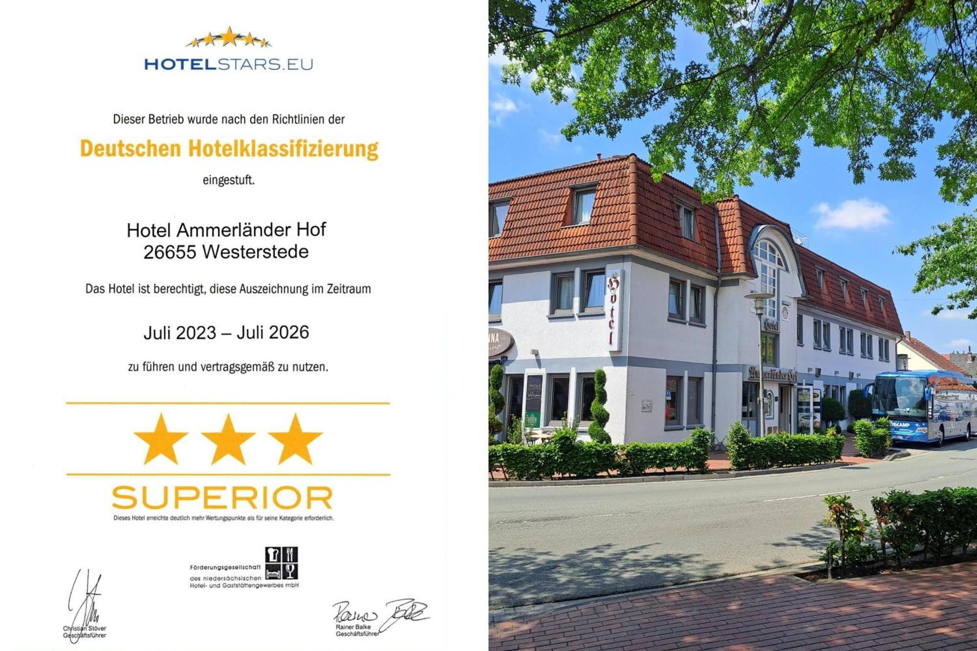 Hotel Ammerlaender Hof Westerstede Exterior foto
